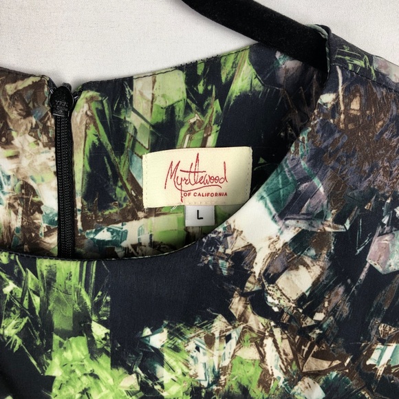 ModCloth Myrtlewood Abstract Box Pleat Dress - Picture 4 of 4